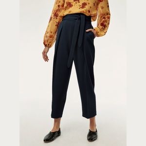 High Waisted tie-around Aritzia Trouser